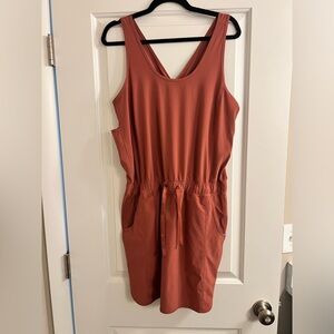 Patagonia Fleetwith dress, mauve, size large